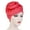 Watermelon Red, variant on Zhaomeidaxi Women Turban African Pattern Knot Headwrap Beanie Pre-Tied Bonnet Chemo Cap Hair Loss Hat