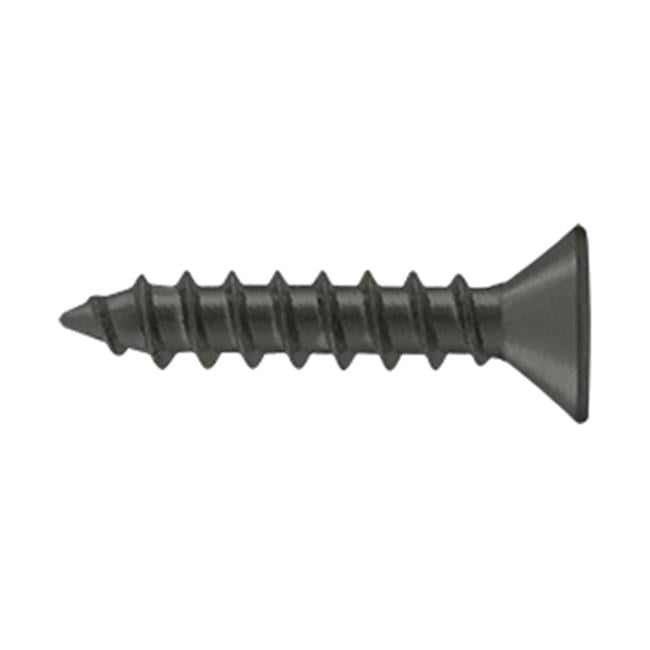 Deltana SCWS1010U10B 1 in. Wood Screw No. 10, Oil Rubbed Bronze Steel by Deltana