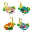thumbnail image 4 of Vogacara Tiempo de juego divertido con fregadero de cocina, juguetes para niños, juego de rol de simulación, juguete para lavavajillas Juguetes Educativos Naranja, 4 of 6
