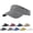 Grey, variant on Minzimin Vintage Sport Sun Visor Hats for Women Men Adjustable Plain Washed Cotton Empty Top Baseball Cap 1Pack