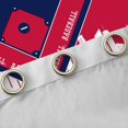 thumbnail image 4 of Homewish Baseball Game Black Out Curtains,Sport City Silhouette Curtains Pack of 2 (42x63 Each),Red Blue White Bedroom Curtains For Boys Kids,Ultra Soft Home Decor, 4 of 6