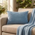 thumbnail image 3 of Unique Bargains 2 Pack Polyester Envelope Closure Durable Bedding Pillowcases Blue, 3 of 3