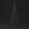 thumbnail image 6 of Twinkly Light Tree – App-Controlled Flag-Pole Christmas Tree with 1000 RGB+W (16 Million Colors + Warm White) LEDs. 19.7 Feet. Black Wire. Pole not Included. Outdoor Smart Lighting Decoration, 6 of 9