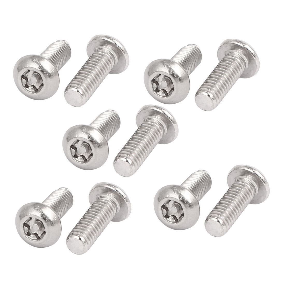 Details about   M5x14mm 304 Stainless Steel Button Head Torx Security Tamper Proof Screws 30pcs 
