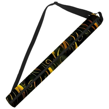 

Golf Cooler Beer Sleeve for Golf Bag 7 Cans Insulated Golf Beer Cooler Sleeve Keeps Beverages Cold on Golf Course， Abstract Golden Fire