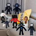 thumbnail image 6 of Skibidi Toilet Plush, 11" Speakerman Bosses Plushies Toys Skibidi Toilet Head Plushies Toys for Fans and Friends Beautifully Stuffed Animals Doll Gifts (8pcs), 6 of 7