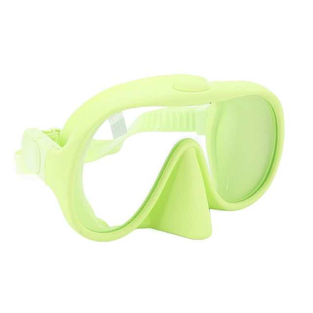 Gafas de Snorkel de Buceo Silicona Vista Plegable Grande AntiBla Gafas de Natación Con Cubión de Cara Integrada Vidrio Templado Para Buzos para Buzos