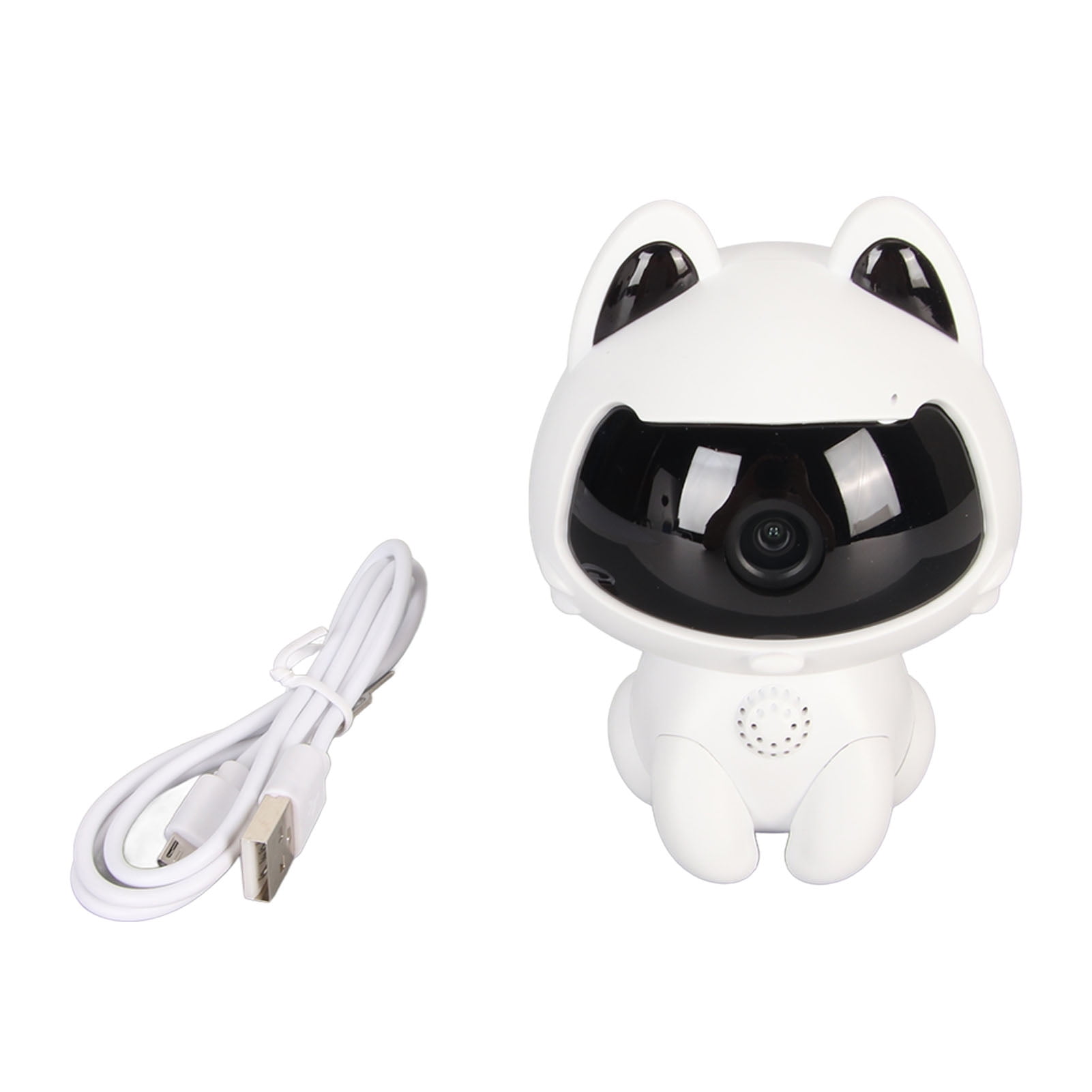 Wireless Baby Monitor 2MP 1080P HD Infrared Night Vision 2-Way Audio Camera for V380pro APP, White