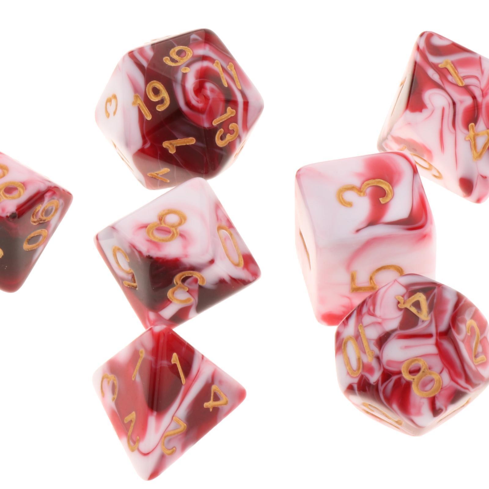 Set De 21 Dés Polyédriques 12 Faces + Sac – Pour DND, RPG, Enseignement, Soirées Jeux, Avec Couleurs Vives