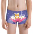 thumbnail image 5 of Yiaed Dog Washes in a Pink Bath Print Boys' Boxer Briefs Cotton Casual Stretch Comfort Boys Boxers - Kids Boxer Briefs Underwear for Boys (6-18)-X-Small, 5 of 5