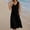 🔥 Black, variant on Sentmoon Linen Dress Women Summer 2026 Trendy Solid Color Beach Vacation Clothes for Women Breathable Regular Fit for Beach and Vacation Gray S