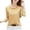 A-Yellow100, variant on Jamsmile Women Tshirts Spring Round Neck Color Contrast Striped Print Long Sleeve T Shirts Loose Tunic Retro Tees Tops