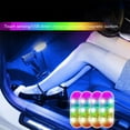 thumbnail image 2 of Wireless LED Ambient Light Car Interior USB Rechargeable Light New R4 K1W4, 2 of 8