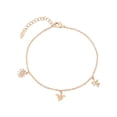 thumbnail image 1 of Pulsera Dama Dijes Abeja, Flor, Hoja Swarovski Oro 18K Lam dorado Unitalla, 1 of 7