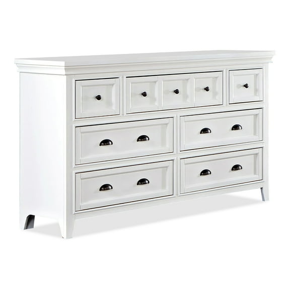 Furniture of America Senoma Kids Transitional 7-Drawer Dresser, White