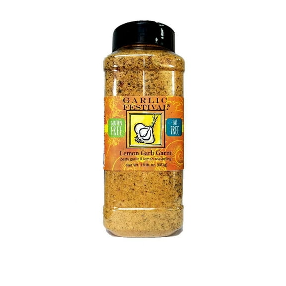 Garlic Festival Lemon Garli Garni Zesty Garlic Seasoning Net Wt. 1 lb. 8 oz.