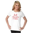 thumbnail image 4 of Heartbeat of a Hunter Cute Womens Slim Fit Graphic Tee Brisco Brands M, 4 of 5