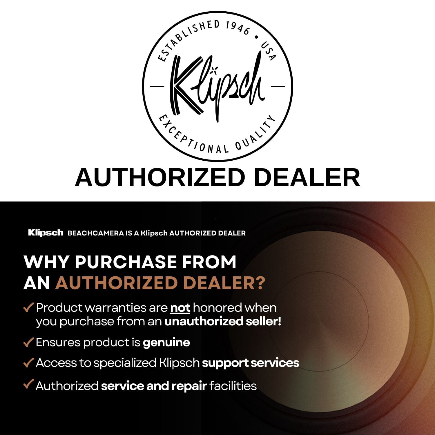 Klipsch 1065840 Powerful Detailed Home Speaker Set of 2 Black Bundle with Deco Essentials Brass Speaker Banana Plugs + 50 foot 16 AWG Gauge Heavy Duty Speaker Wire Cable| Official Klipsch USA Dealer