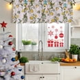 thumbnail image 5 of 2 Pack Valances for Window, Pink Botanical Short Curtains for Kitchen Bedroom Living Room, Spring Floral Summer Lemon Birds Rod Pocket Small Window Treatment Valance Drapes 54 x 18 Inch, 5 of 8