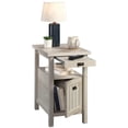 thumbnail image 4 of Pemberly Row Coastal Cottage Wooden Recliner End Table in Chalked Chestnut, 4 of 20