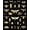Gold, Pattern 1, variant on ODIKA 5'x7' Machine Washable Non-Slip Area Rug, Rainforest Explorer Map Design Featuring Paths and Nature Icons High Traffic Rug, Green, 281193