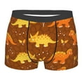 thumbnail image 5 of Uemuo Dinosaurs and Leaves Pattern Men's Boxer Briefs,Trunk Anti-Chafing,Comfortable, Durable, and Stylish Underwear-Large, 5 of 9