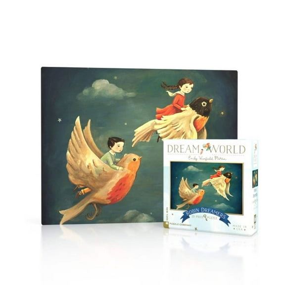 New York Puzzle Company Robin Dreamers Mini 20 Piece Mini Puzzle