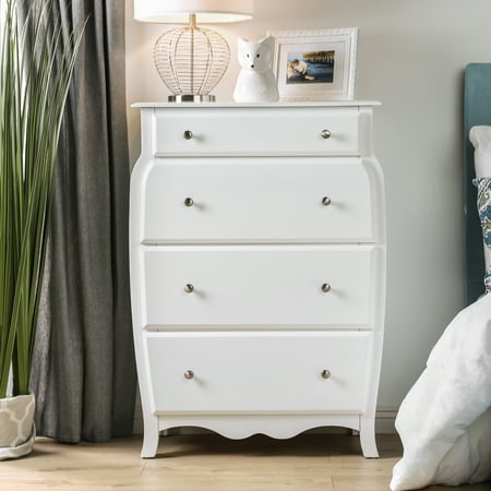 - Furniture of America Arlenna Cottage Style Youth Bedroom Chest, White