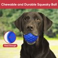 thumbnail image 4 of Petbobi Dog Squeaky Balls, Dog Toys for Aggressive Chewers Natural Rubber Interactive Dog Toy Ball for Medium Large Dog, Blue, 4 of 7