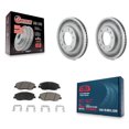 thumbnail image 1 of Transit Auto Front Coated Disc Brake Rotors and Ceramic Pads Kit for Car Kia Sedona Hyundai Entourage KGC-100245, 1 of 11