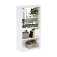 thumbnail image 5 of Furinno Viola 4-Tier Open Shelf Bookcase, Bookshelf, White, 5 of 6
