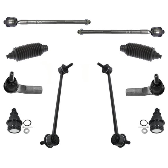 Front Lower Ball Joints Inner & Outer Tie Rods Links For 2014-2018 Jeep Cherokee