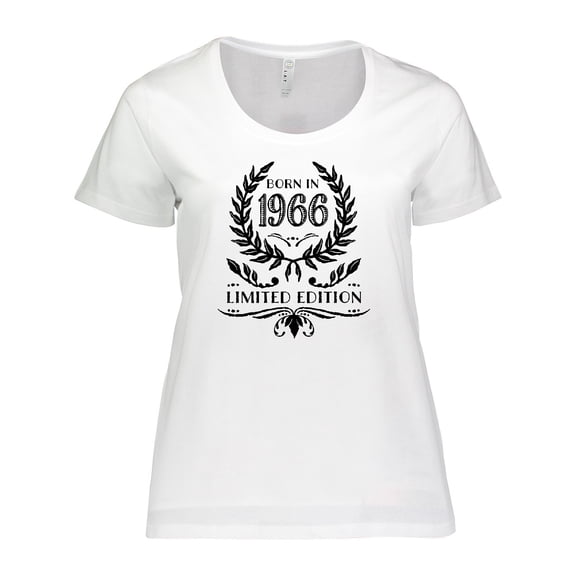 Inktastic Born in 1966 Limited Edition Women's Plus Size T-Shirt