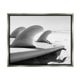 thumbnail image 3 of Stupell Industries Surfboard Fins Beach Sports Photography Ocean Coast Photograph Luster Gray Floating Framed Canvas Print Wall Art, Design by Two Smart Blondes, 3 of 5