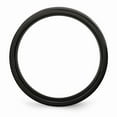 thumbnail image 2 of Stainless Steel 5mm Black IP-plated Polished Flat Band Size: 12; for Adults and Teens; for Women and Men, 2 of 6
