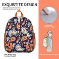 thumbnail image 2 of Mandala Inspired Backpack - Waterproof Ergonomic School Bag with Adjustable Strap Loops, 2 of 5