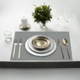 thumbnail image 5 of Dainty Home Set of 6 Placemats | Elegant and Durable | 12x18 in PVC Non-Slip Washable Place Mats | Tear-Resistant Heat | Resistant Placemats, 5 of 9