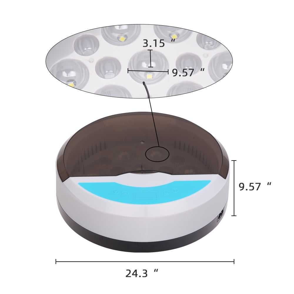 Canddidliike Mini Egg Incubator with Egg Candler, Humidity Display for Hatching Chickens Canddidliike Mini Egg Incubator with Egg Candler, Humidity Display for Hatching Chickens