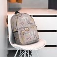 thumbnail image 3 of Lukts Safari Animals Pattern 15 Inch Student Backpack, Waterproof Laptop Backpack with Adjustable Shoulder Straps, Lightweight Travel, Campus Backpack, Unisex, 3 of 6