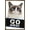 Bronze Framed Version, variant on Grumpy Cat - Go Away Wall Poster, 22.375" x 34", Framed