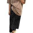thumbnail image 3 of Sequin Skirt Maxi Glitter Skirt for Night out Party, 3 of 4