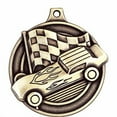 thumbnail image 2 of Pinewood Derby Medals, 2" Gold Diecast Pinewood Derby Medal Award 50 Pack, 2 of 2