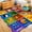 Colorful, variant on ORGOWEL Kids Carpet Play Mat for Playroom Non-Slip Washable Educational Learning Area Rug Cute Animal Carpet for Classroom,Bedroom,Nursery Room,Blue & Green,3'x5'