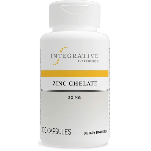 Integrative Therapeutics Zinc Chelate, 100 Capsules (100 Servings)