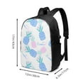 thumbnail image 4 of YFYANG 17" Laptop Backpack, Pastel Pineapple Pattern Fashion Travel Work Backpack with USB and Headphone Cable Interface for Men and Women, 4 of 8