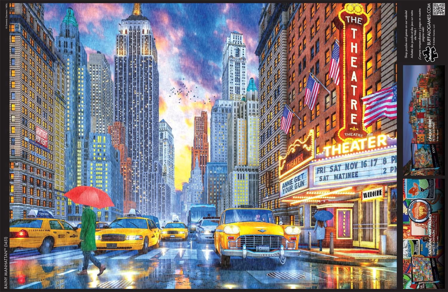 Buffalo Games - Le puzzle Signature Collection - Rainy Manhattan - en 1000 pièces