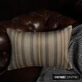 thumbnail image 3 of Funda de almohada lumbar rectangular a rayas, 30,5 x 40,6 cm, de terciopelo beige, moderna funda de almohada rectangular a rayas estilo rústico para sofá, hotel, sala de estar y dormitorio - Rayas, 3 of 8