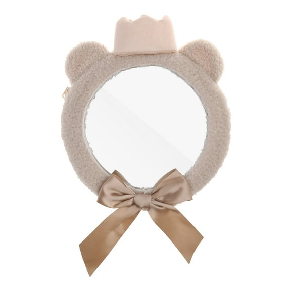 Cute Bear Crown Baby Observation Mirror Safe Seats Rearview Mirror for Parents, Multi functional and Portable Mirror