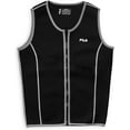 thumbnail image 1 of FILA Accessories Men's Sauna Vest - Neoprene Sweat Suit Zipper Tank Top Hot Slimming Body Shaper Waist Trainer for Weight Loss, Running, Walking, Weightlifting, Exercise & Fitness Workouts, Medium, 1 of 7