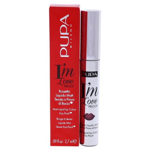 Pupa Milano Lápiz Labial Color de Labios Líquido Mate I Am Love Proof - 004 Intense Rose 0.09 oz